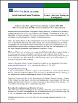 NAPS Social Inclusion Forum: Women - Decision Making and Participation